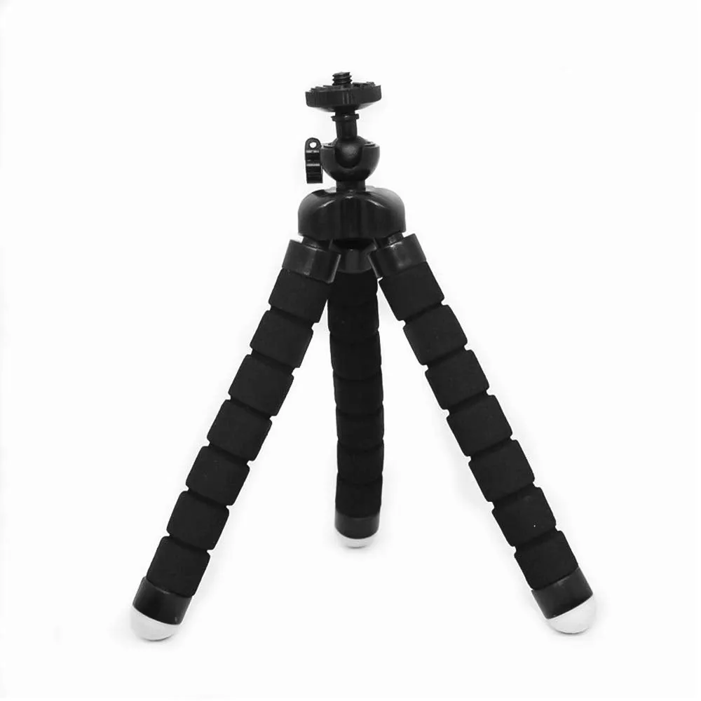 0266 Portable Mini Octopus Tripod Stand with Phone Holder for Live Selfie, Mobile Phone Portable and Adjustable Stent