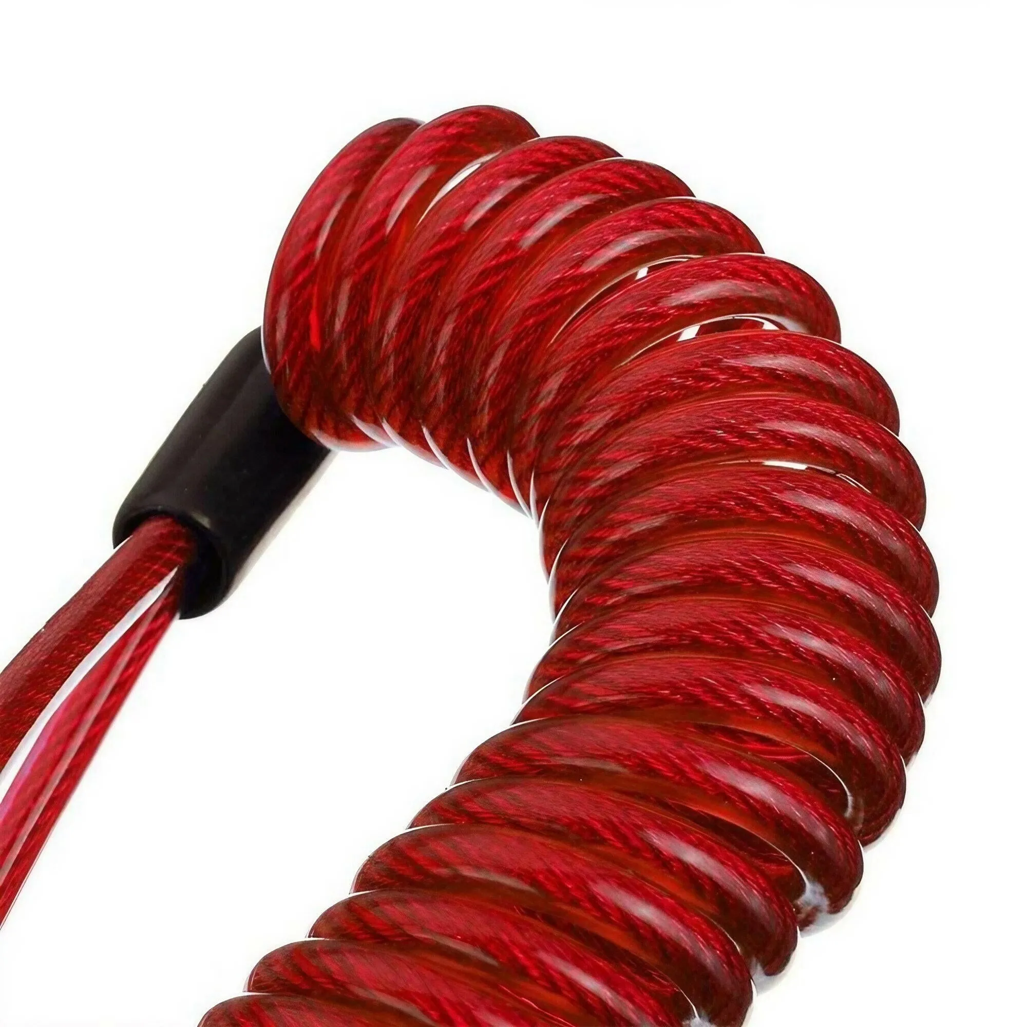 150cm Bike Spring Cable Lock Anti-Theft Rope Alarm Disc Lock Bicycle Security Reminder Motorcycle Theft Protection