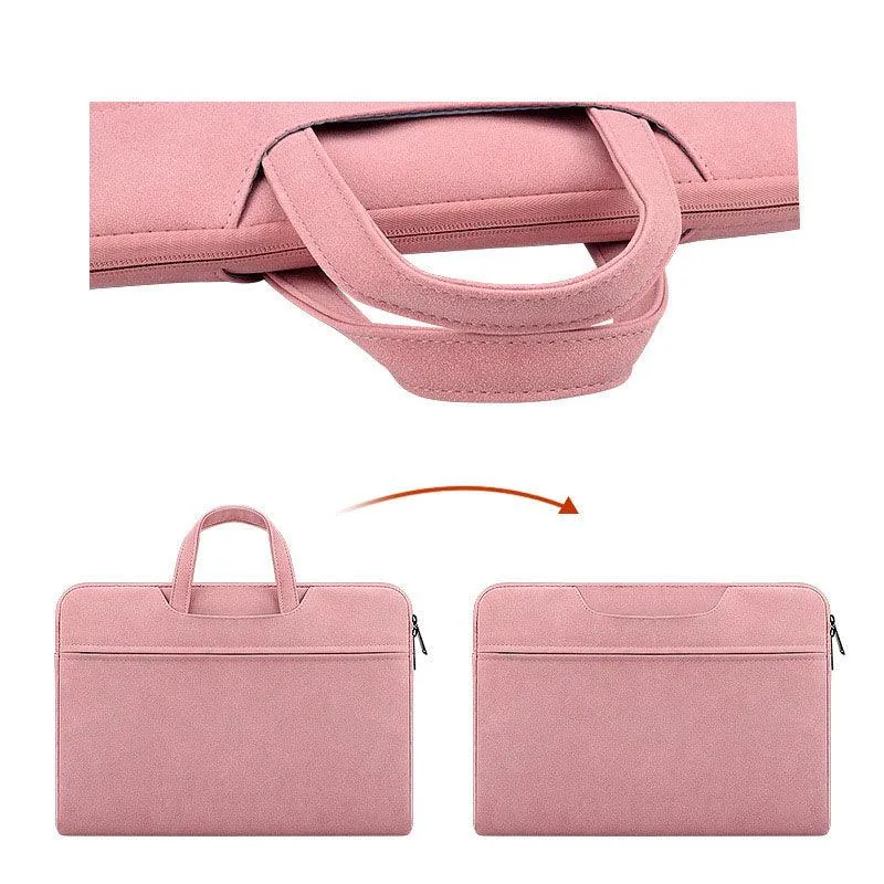 15.6 Inch Waterproof Business Computer Laptop Bag-Pink