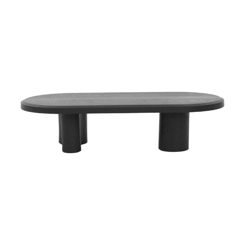 1.5m Coffee Table - Full Black