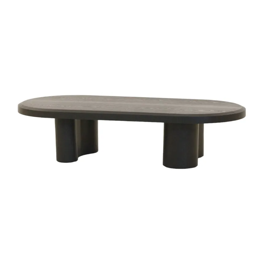 1.5m Coffee Table - Full Black