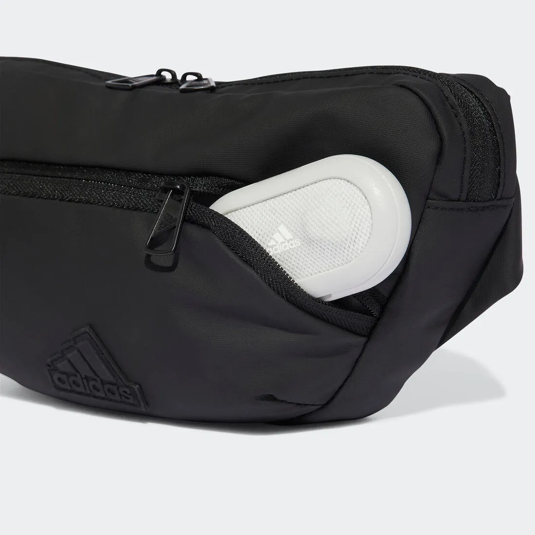 2-Pocket Waist Bag, Ultra-modern - Black