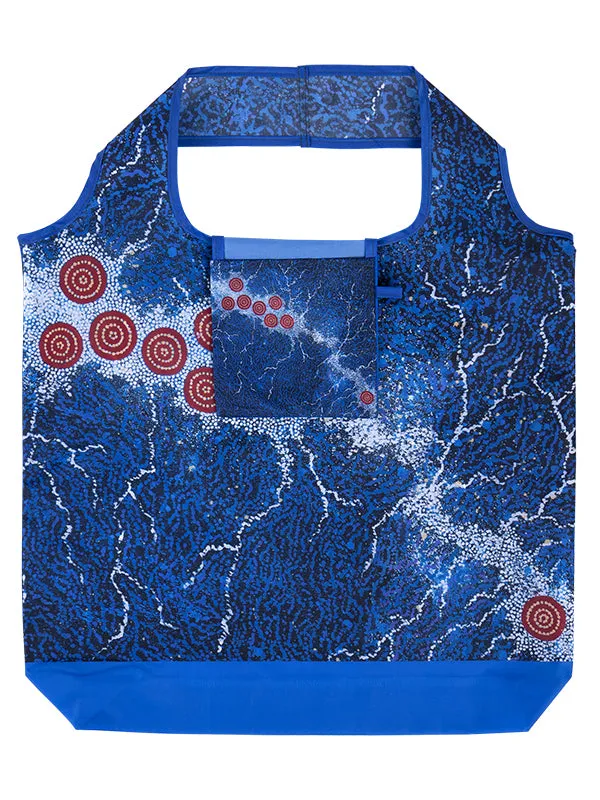 Aboriginal Seven Sisters Recycled Plastic Bottle Bag 45cm