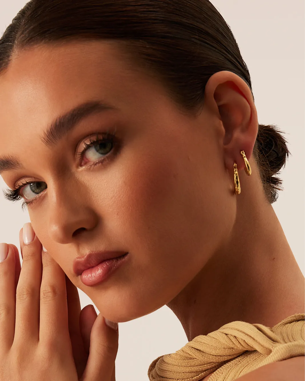 ADA EARRING 3 PACK - GOLD PLATED 18K