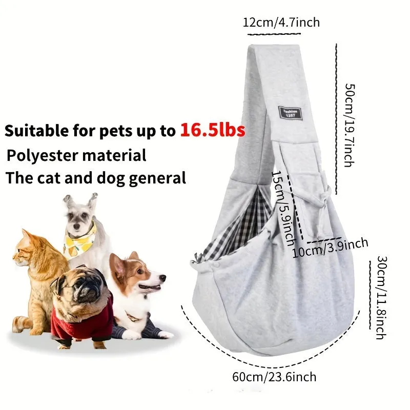 Adjustable Portable Pet Sling Comfortable Travel Bag for Large Dogs