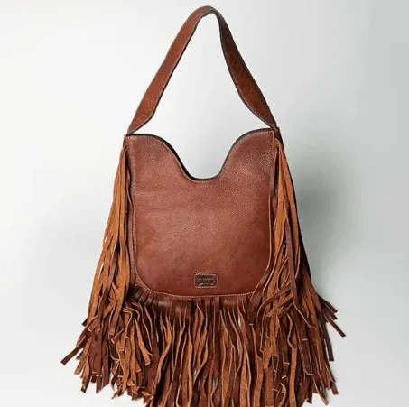 American Darling Tooled Leather Hobo Purse ADBGZ473