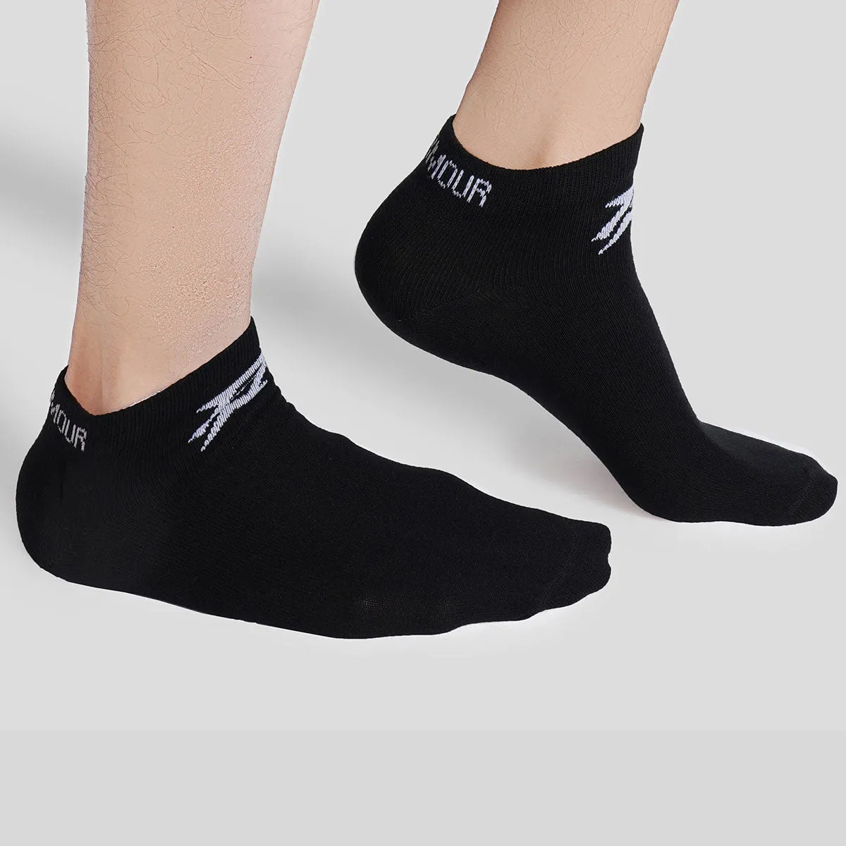 Armour Ankle Socks 3pcs (Black   Grey   White)