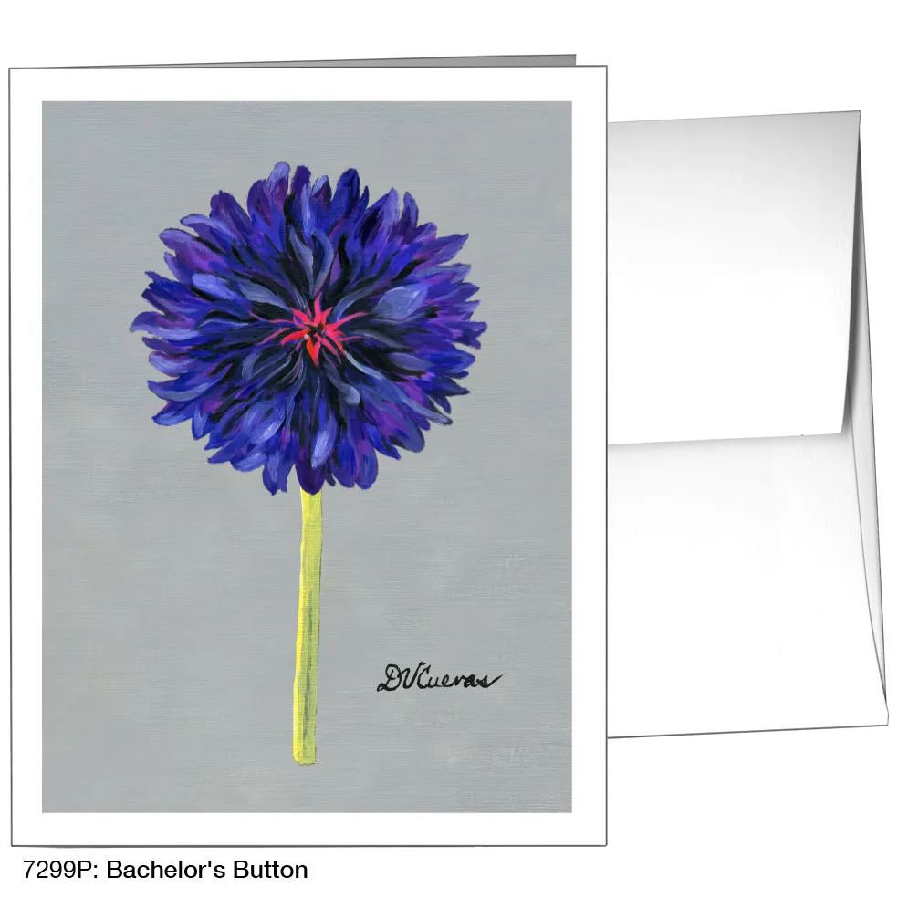 Bachelor's Button, Greeting Card (7299P)