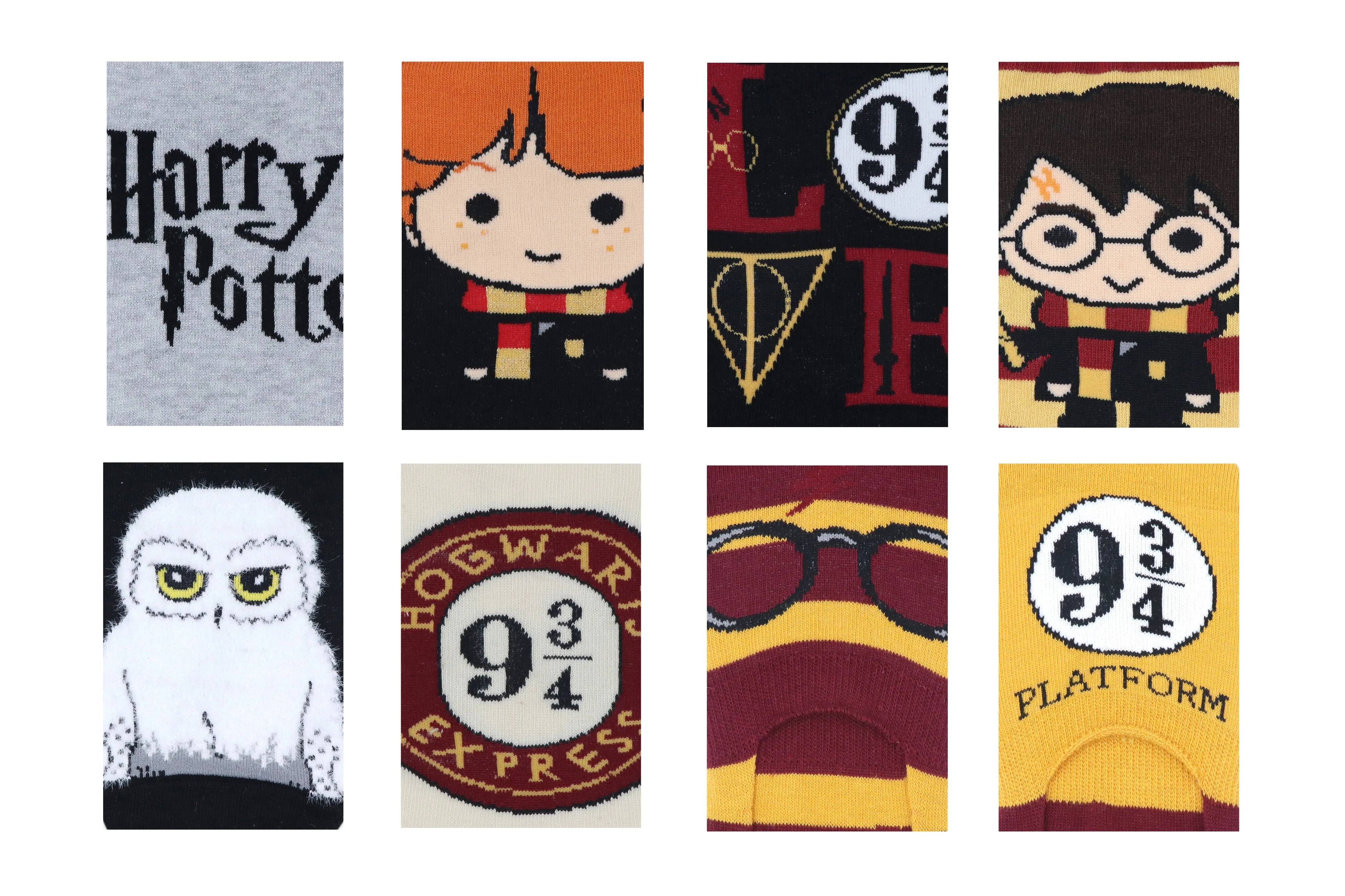 Balenzia x Harry Potter Gift Box for Women - Lowcut Socks(Pack of 8 Pairs/1U)