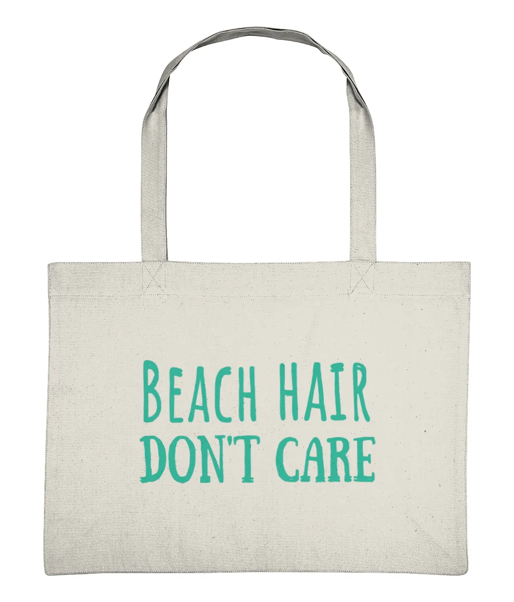 Beach Hair Don't Care Recycled Cotton Shopping Bag