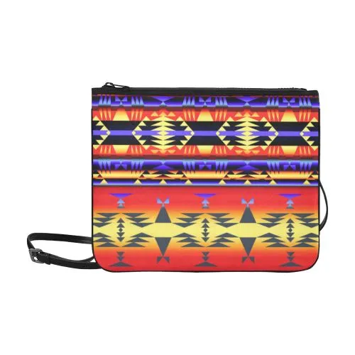 Between the San Juan Mountains Slim Clutch Bag