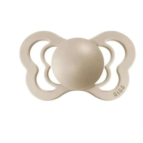 Bibs Pacifier - Couture Latex Collection, Vanilla (2 pack)