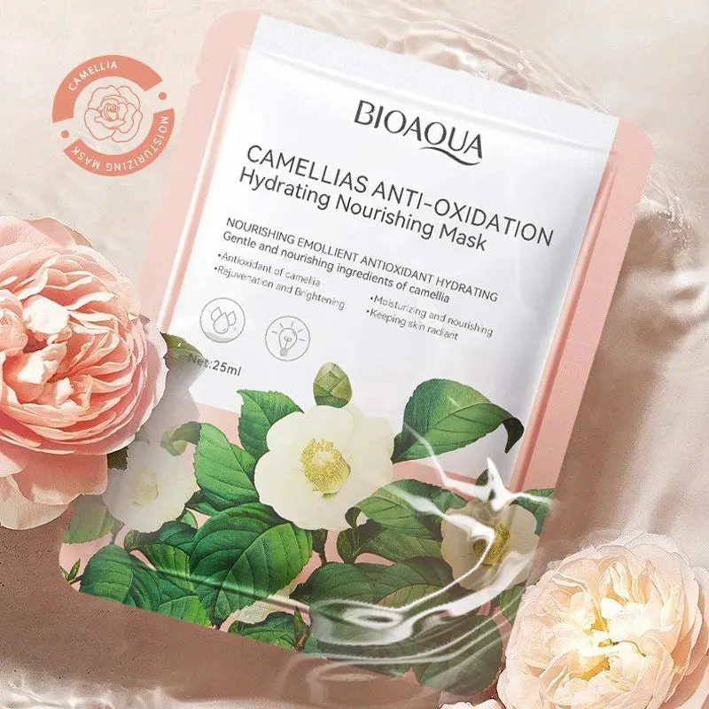 BIOAQUA Pack Of 03 Camellias Anti-Oxidation Hydrating Nourishing Rejuvenating Series For Women and for Girls