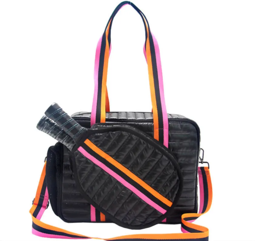 Black Spicy Sporty Pickleball Bag