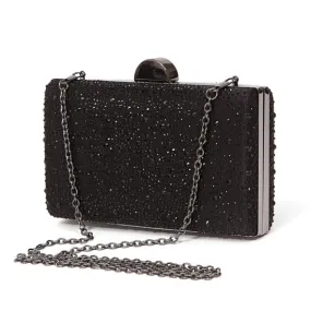 Black Stones Clutch Bag