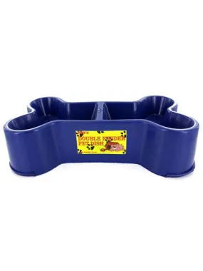 Bone-Shaped Double Feeder Pet Dish (Available in a pack of 12)