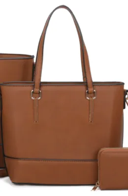 Brown Tote Purse- Medium