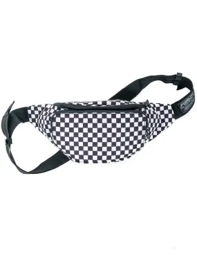 Bum Bag |2 Pocket Crossbody Fanny Pack |INDY Check Black