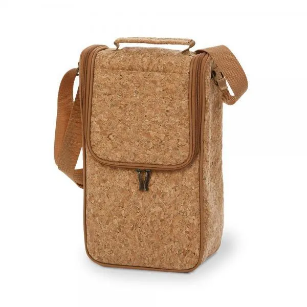 BYOB Double Bottle Wine Bag-Cork