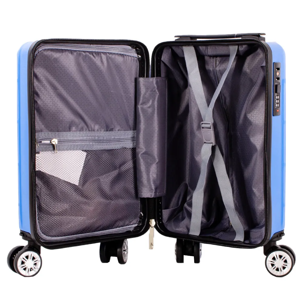 Cabin Bag 40X25X20CM Under Seat Carry On Travel Ryanair Luggage Wheel Suitcase