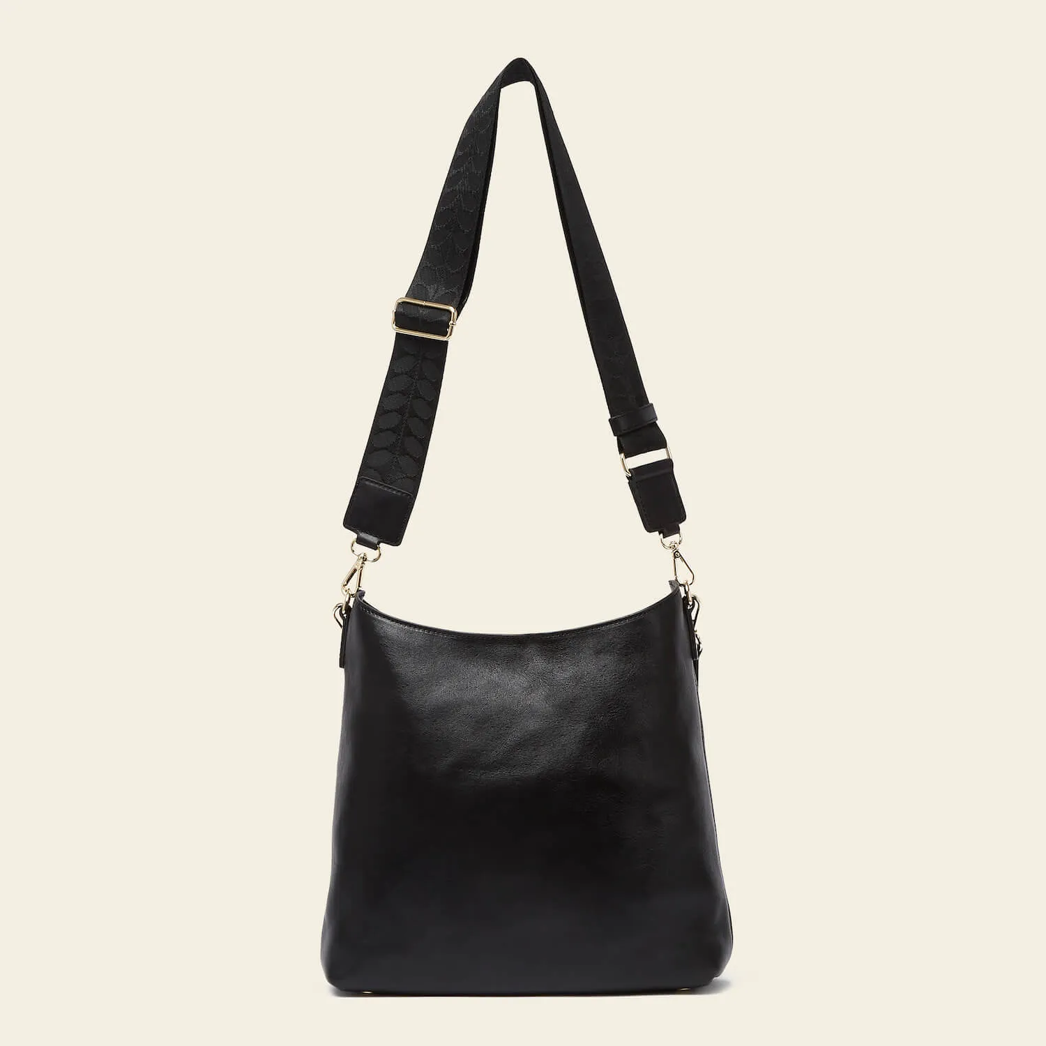 Carrymax Bucket Bag - Black Cream Flower