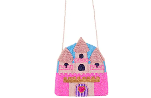 Castle Beaded Clutch