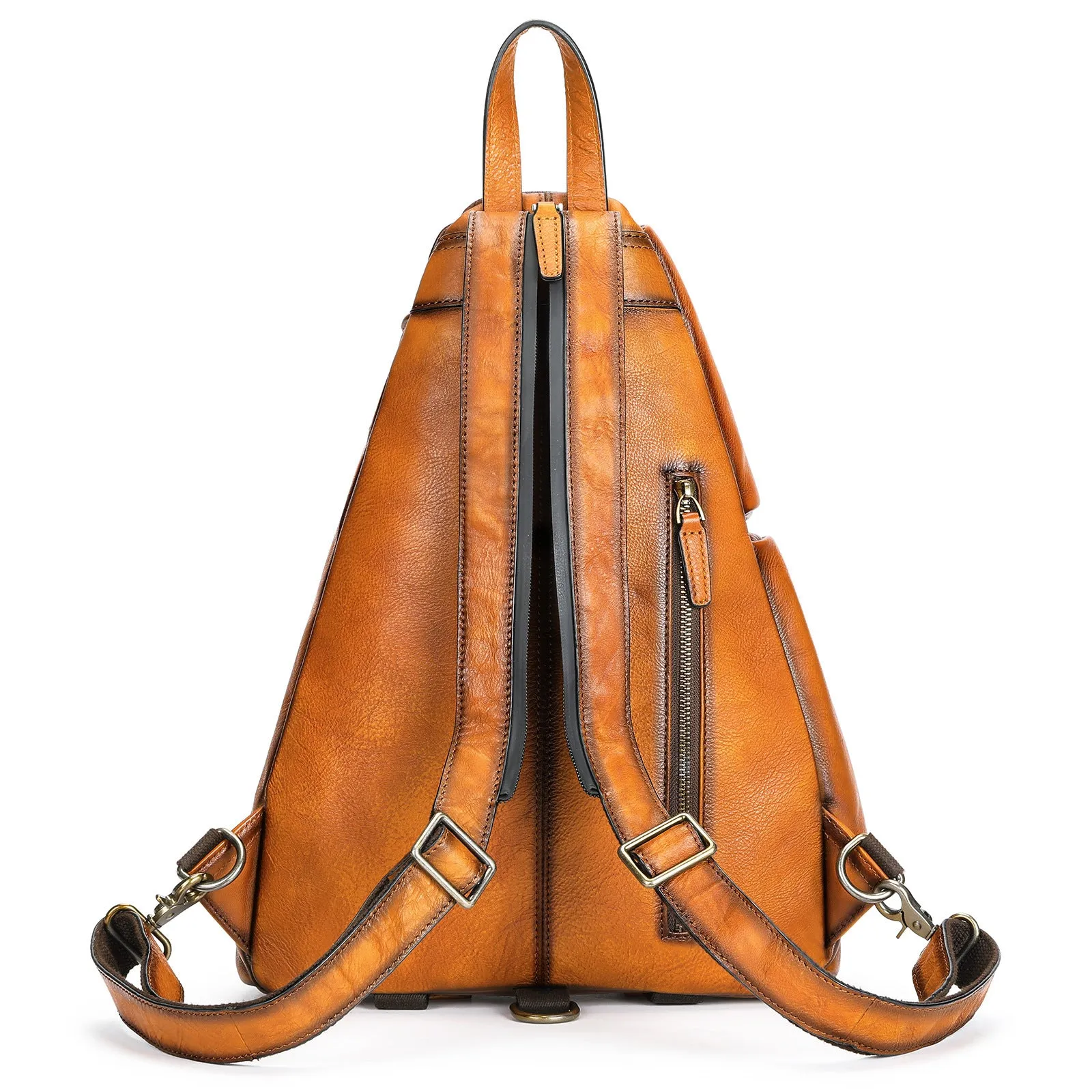 Casual Shoulder Crossbody Chest Bag – First Layer Cowhide Leather, Stylish & Durable