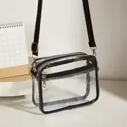 Casual Transparent Crossbody Bag (Stadium Bag)