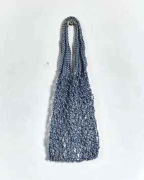 Céline fishnet bag, blue & white