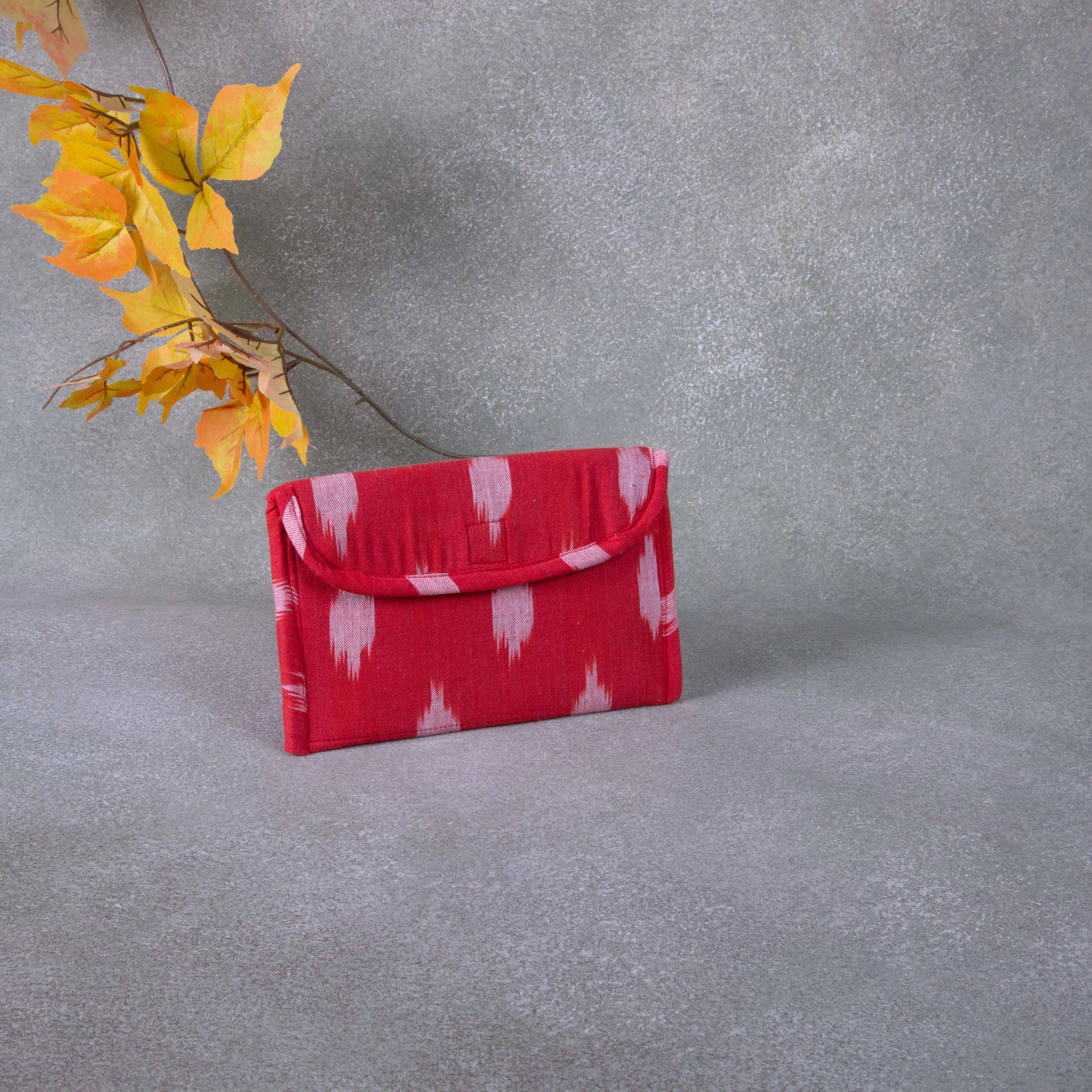 Copy of Ikat Clutch Dark Pink