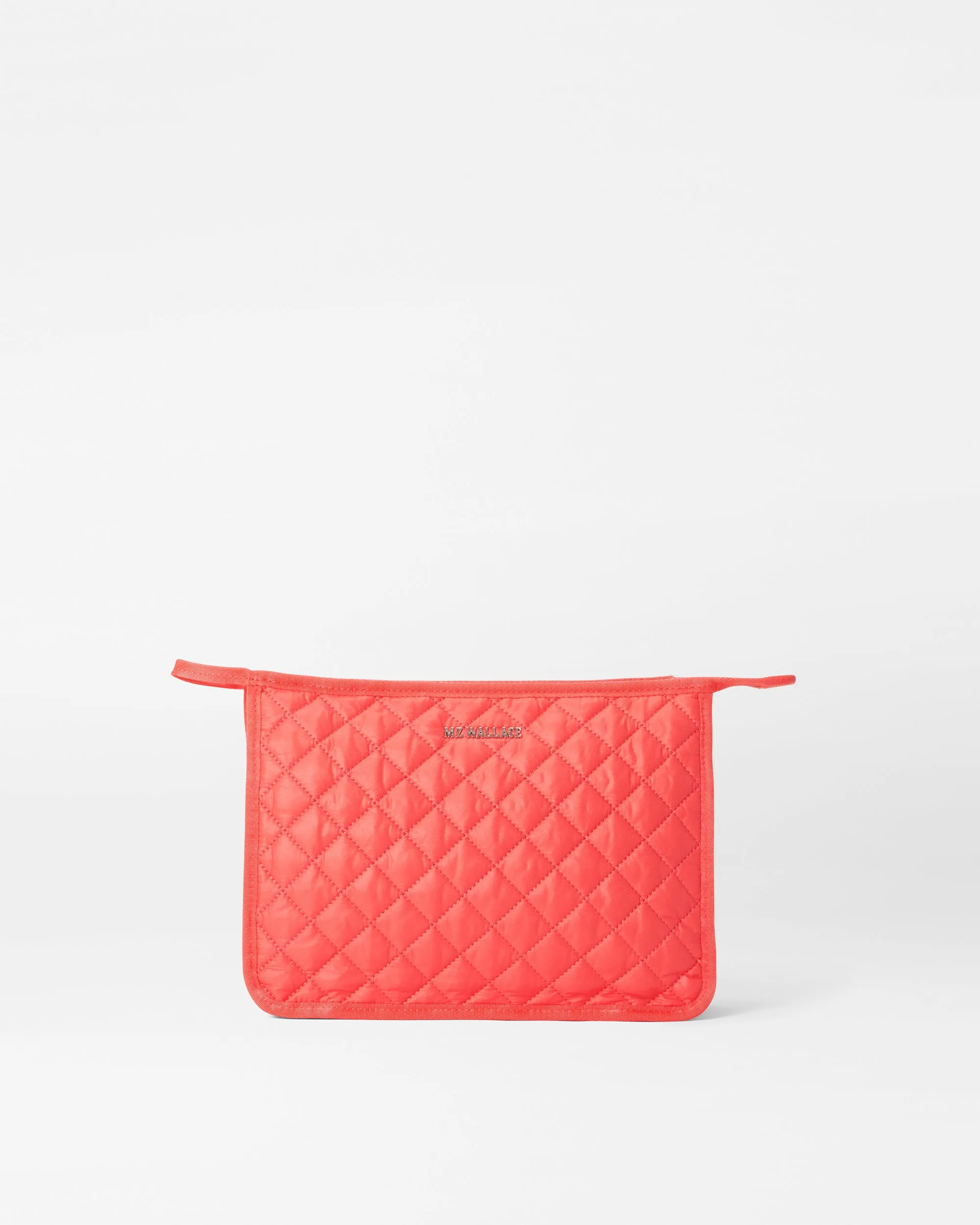 Coral Personalized Metro Clutch