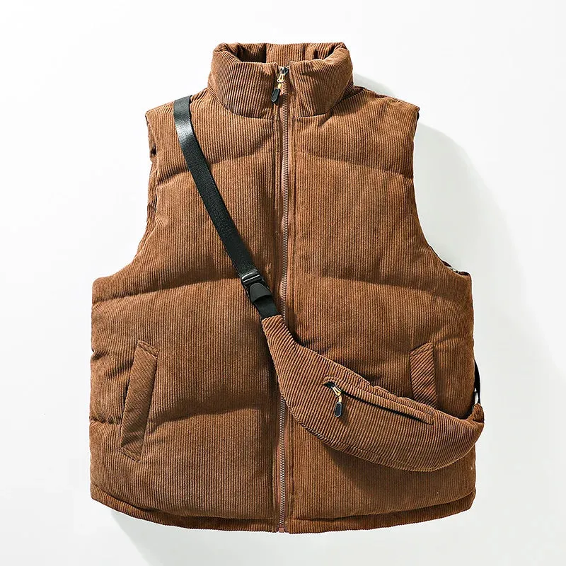 CORDUROY CLASSIC MEN'S VEST   FANNY PACK