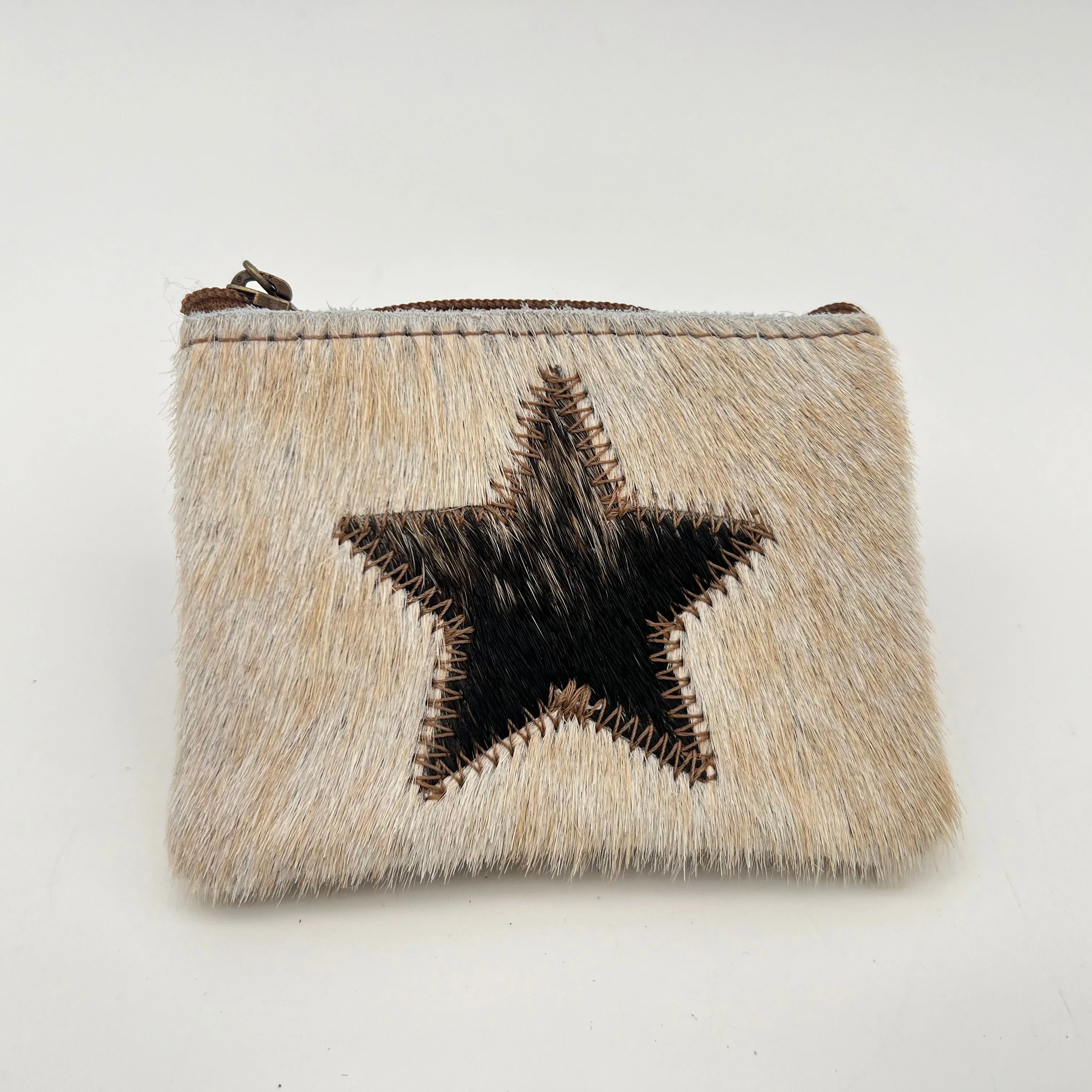 Cowhide Coin Purse