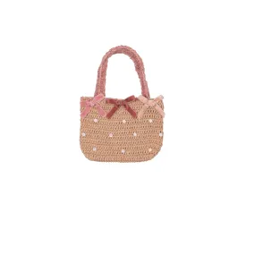 Crochet Purse - Pink Bows