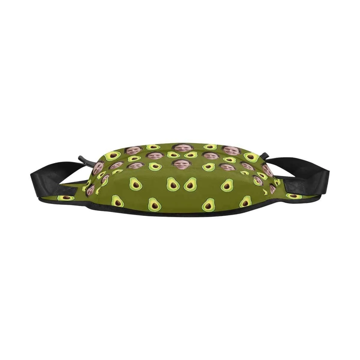 Custom Face Avocado Waist Bag