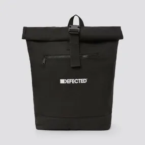 Defected Embroidered Logo Roll-Top Backpack