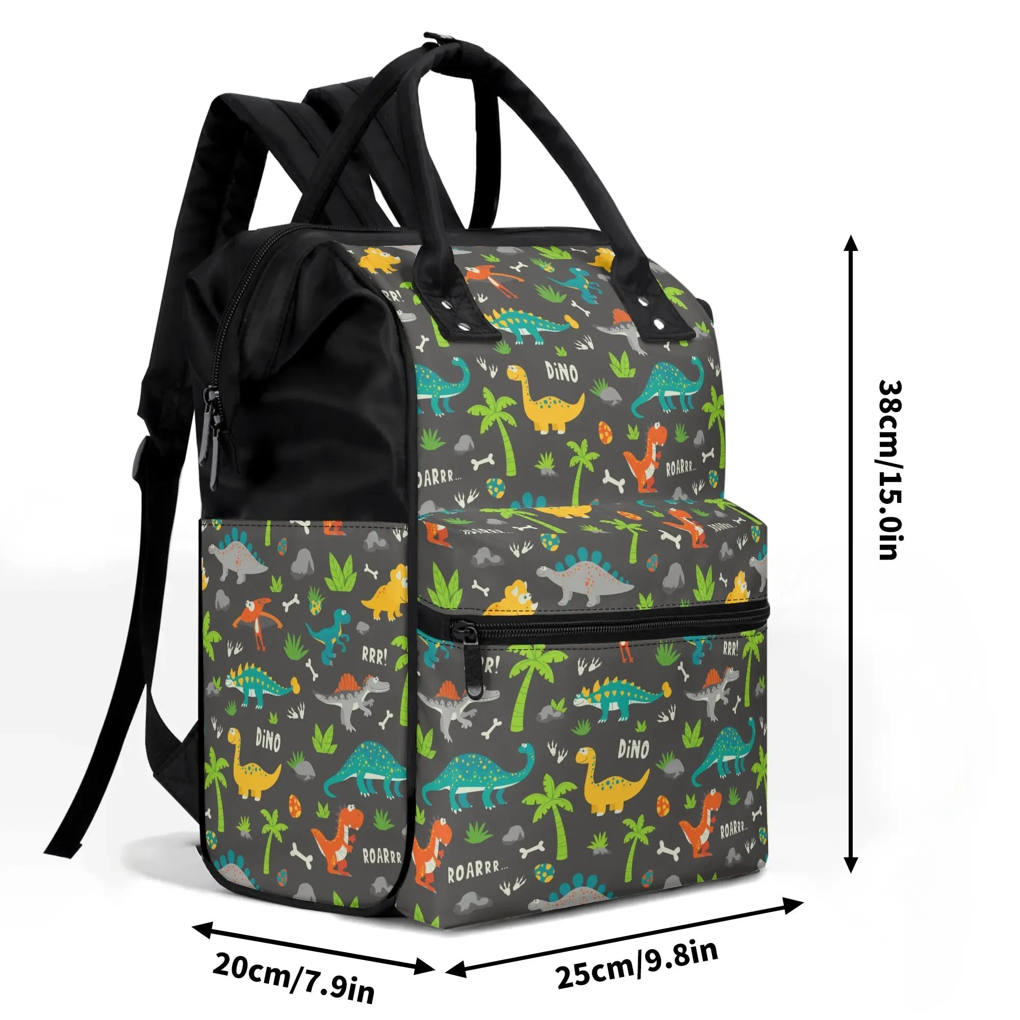 Dinosaur Diaper Bag Dino Large Capacity Diaper Bag Mummy Backpack Nursing Bag