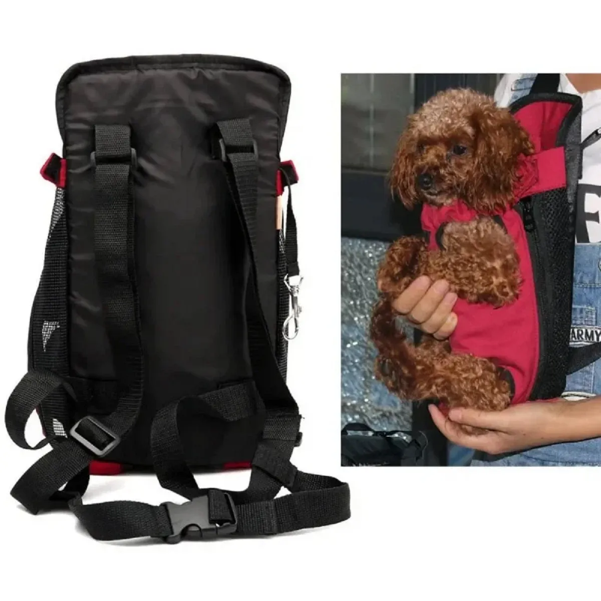 Dog And Pet Carrier Front Backpack Front Chest Holder For Puppy