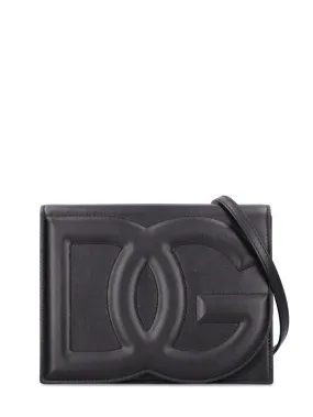 Dolce&amp;Gabbana   DG Logo leather shoulder bag 