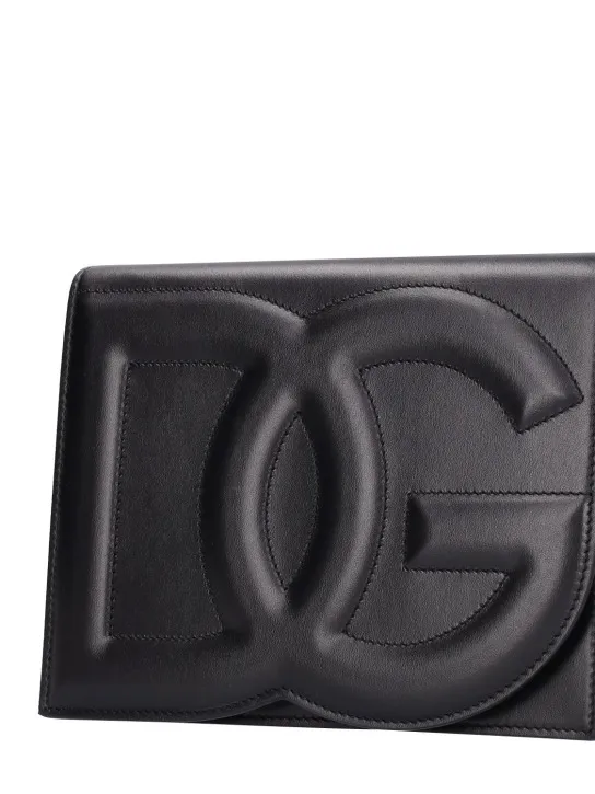 Dolce&amp;Gabbana   DG Logo leather shoulder bag 