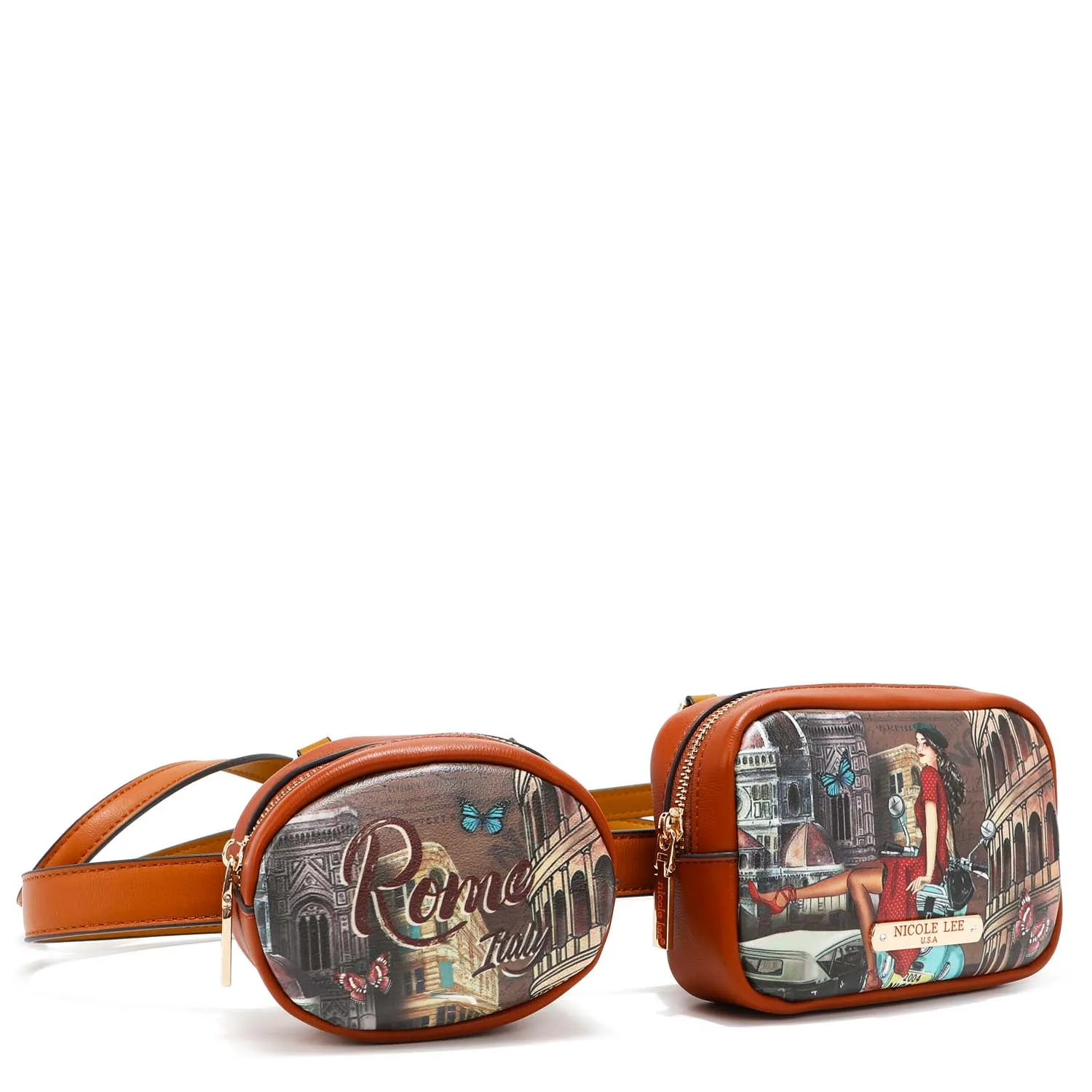 DOUBLE POUCH FANNY PACK