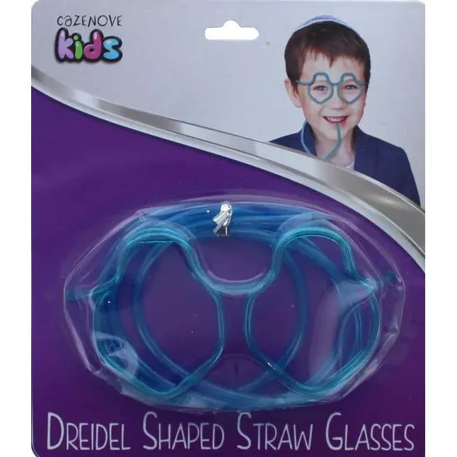 Dreidel Shaped Straw Glasses One size fits all