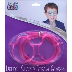 Dreidel Shaped Straw Glasses One size fits all