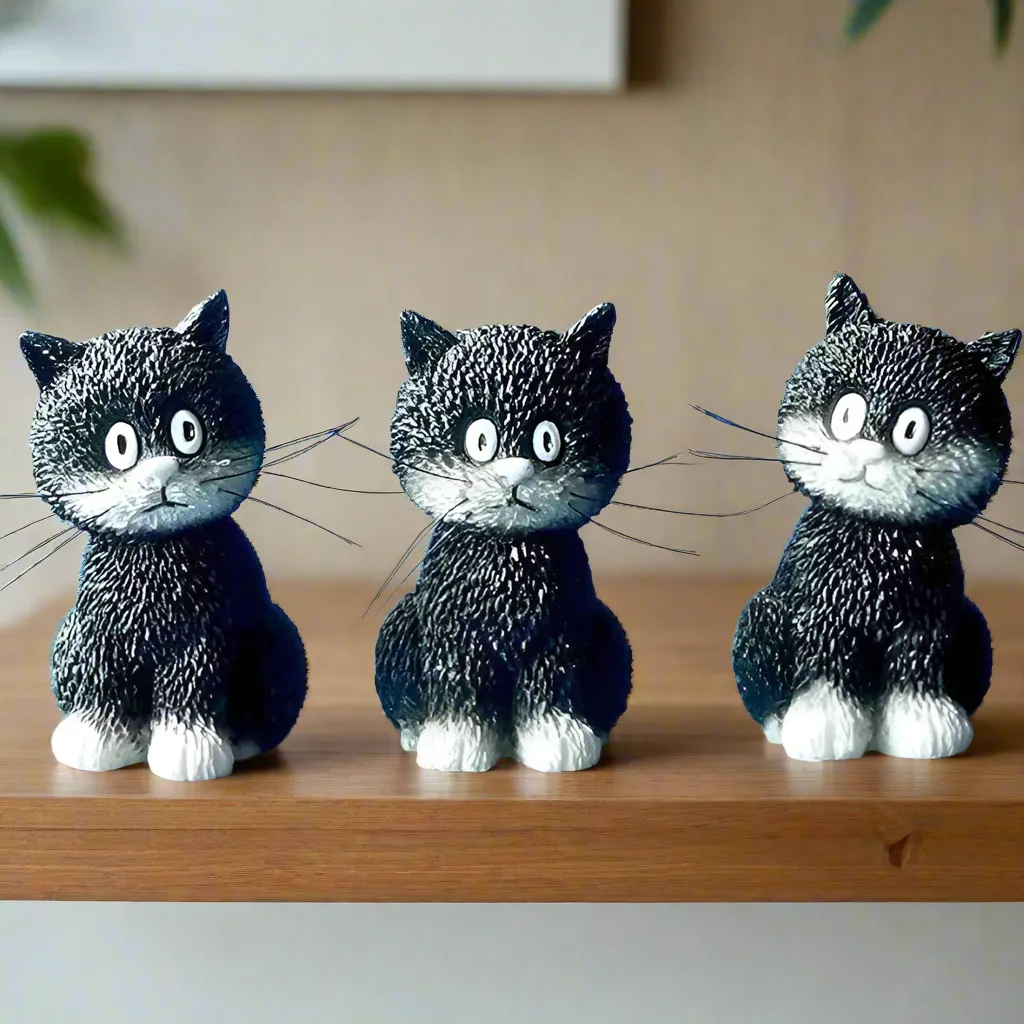 Dubout Cats - Cats in a Row Figurine (Extra Pack)