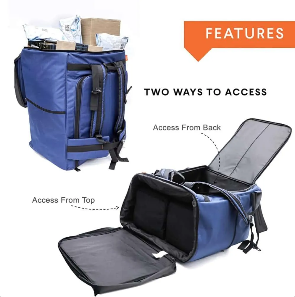 Durable Navy Blue Logistic Delivery Bag | Perfect for E-commerce & Courier | Available in 27" and 20" Sizes