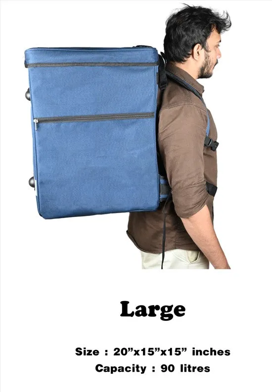 Durable Navy Blue Logistic Delivery Bag | Perfect for E-commerce & Courier | Available in 27" and 20" Sizes