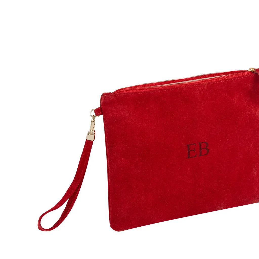 Emmy Boo Suede Luxe Clutch 22