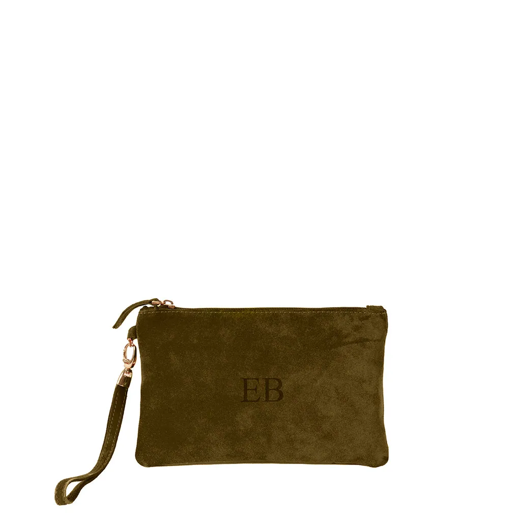 Emmy Boo Suede Luxe Clutch 22