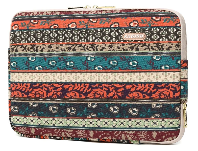 Ethnic Style Laptop Sleeve Case Laptop Bag MacBook Air Pro Case for Young Lady Laptop Sleeve Bag