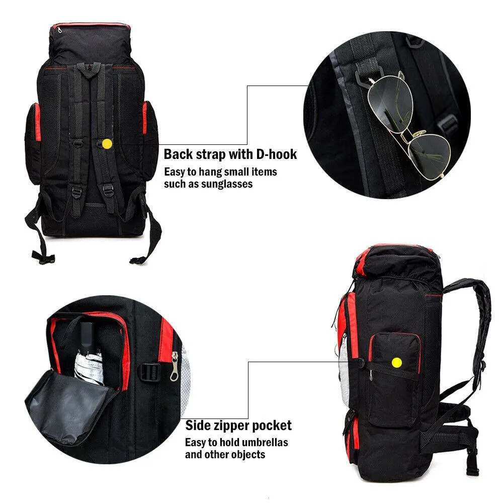 EVEPEAK™ 80L/100L Hiking Backpack | Waterproof, Ergonomic | Outdoor Camping Rucksack